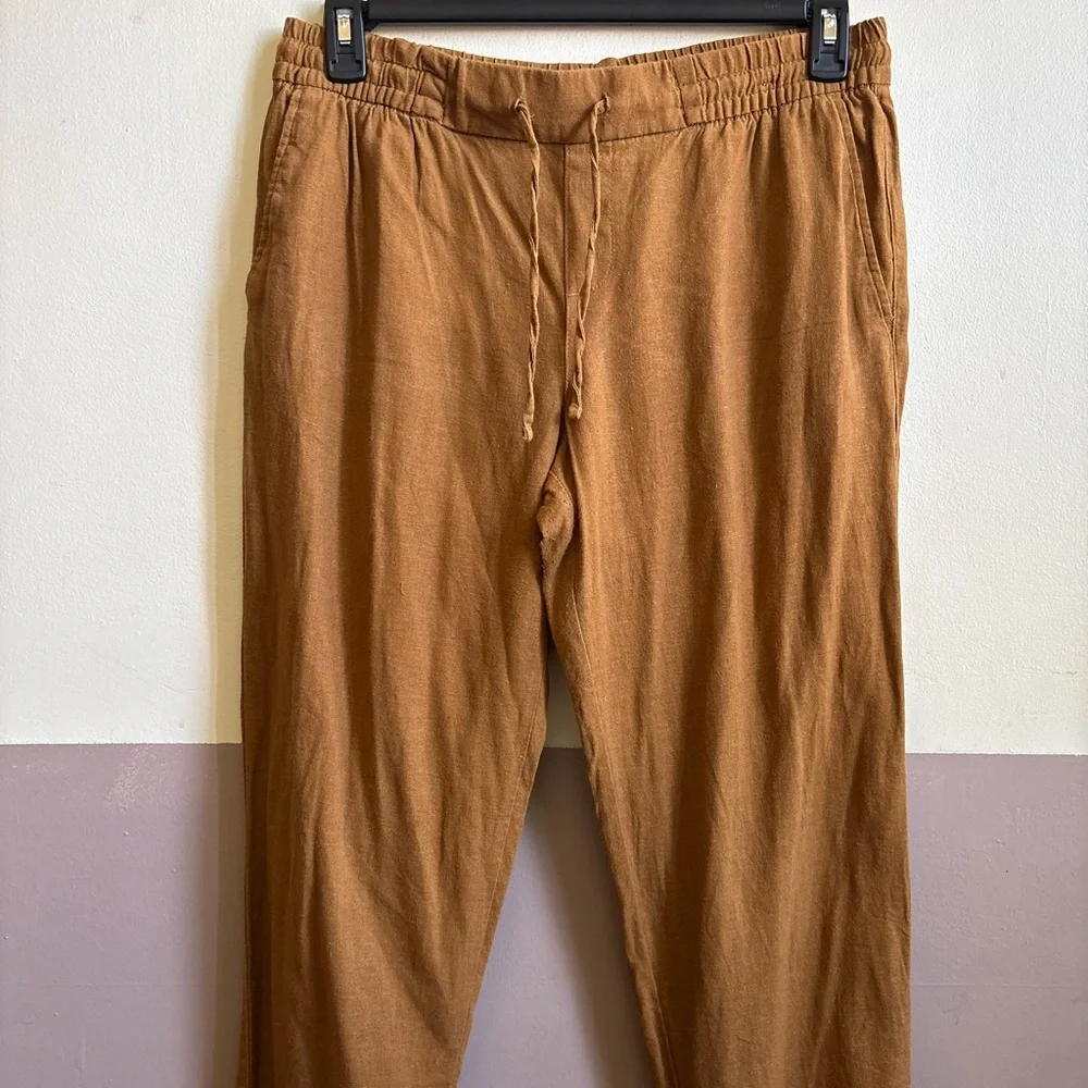 Woman’s Drawstring Casual Pants - Brown